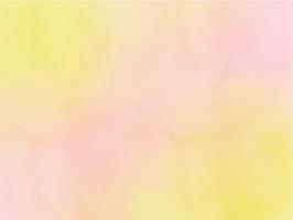 Acuarela amarilla y rosa ombre Resumen antecedentes vector