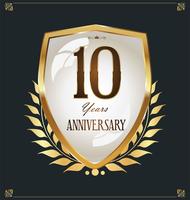 anniversary background vector