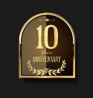 anniversary background vector