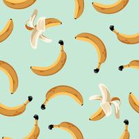 Banana Summer Seamless Pattern vector