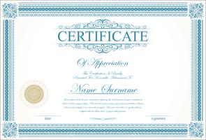 Certificate vector