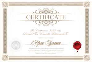 Certificado vector