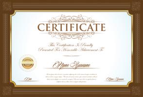 Certificado vector