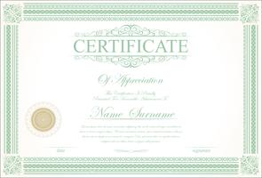 Certificate vector