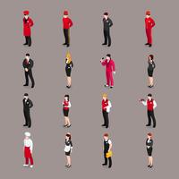 Hospitality Staff Characters Collection vector