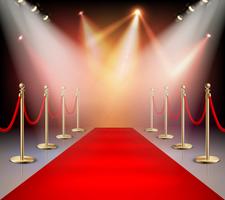 Red Carpet In Illumination Composition