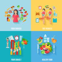 Healthy diet vector