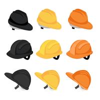 diseño de colección de vectores de casco