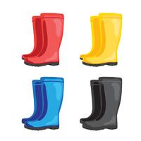 boots vector collection design