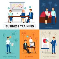 Business Training  Concept Composition Banner vector