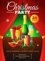 Christmas Party Poster vector