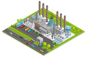 Chemical Plant Isometric Concept