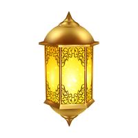 Realista icono de la lámpara de Ramadán vector