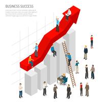 Business Success People Poster vector