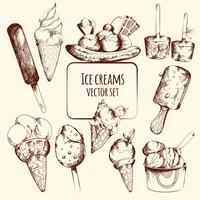 Ice Cream Sketch vector