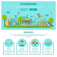 Outdoor Playground Illustration vector