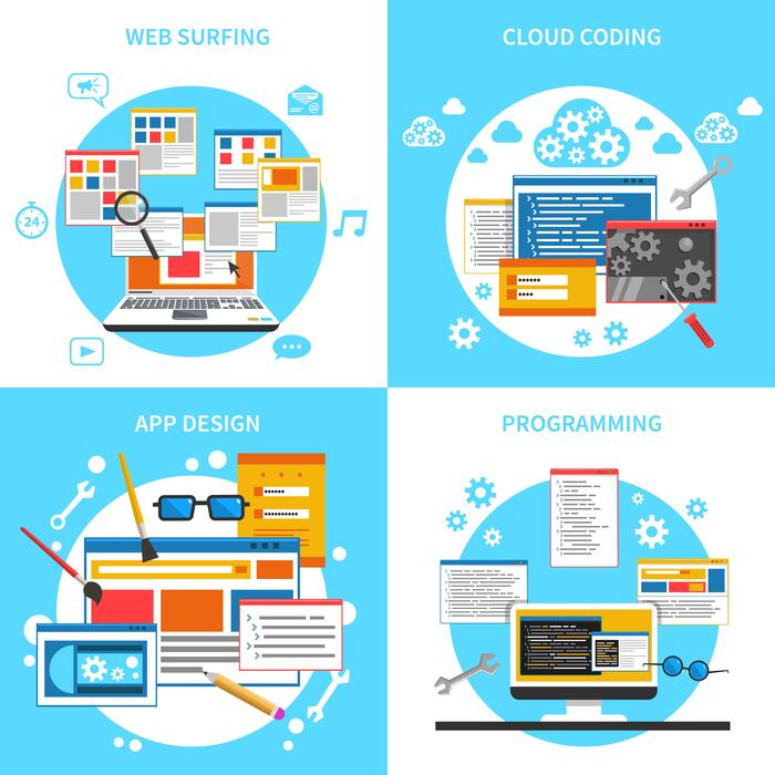 Web Development Free Vector Art - (6,021 Free Downloads)