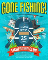 Fishing Poster  With Date Of Season Opening 