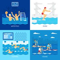 Water Sport Concept vector