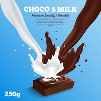  Milk Chocolate Background  vector