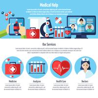 Medical Web Site vector