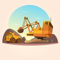 Mining concept illustration vector