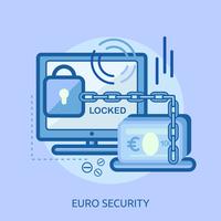 Yen Security Conceptual illustration Design vector