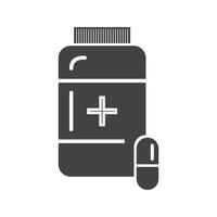 Medicine Glyph Black Icon vector