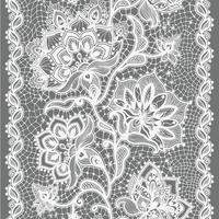 Abstract Lace Ribbon Vertical Seamless Pattern. vector