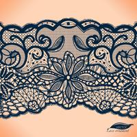 Template frame design. Lace Doily. vector