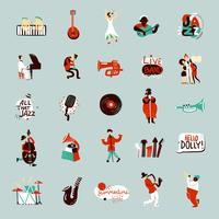 Jazz Musicians Set vector