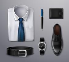 Businessman Apparel Accessories vector