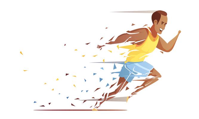 Track Athlete Shredding Concept