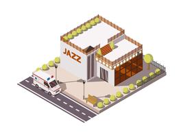 Rescue Service Isometric Set vector