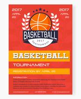 Basketball Tournament Poster vector