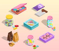 Confectionery Packaging Set vector