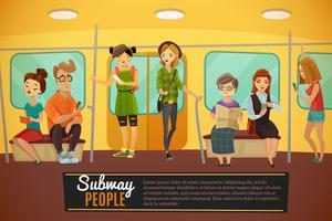 Subway  Background Illustration