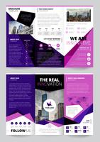 Company Report Flyer Templates vector