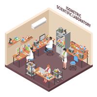 Science Lab Environment Composition vector