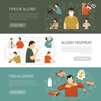 Three Allergy Banner Set