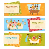 Easter Holiday Banners Set vector