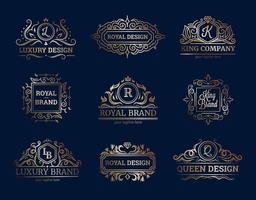 Luxury Labels Design Set vector