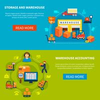 Logistic Banner Set vector