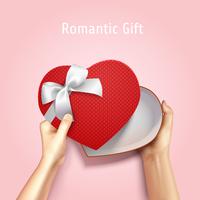 Romantic Gift Box Background