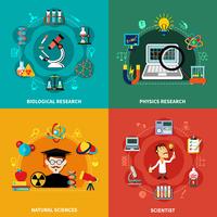 Science and Research Banners vector