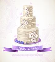 Wedding Cake Illustration  vector