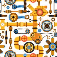 Machinery Seamless Pattern vector