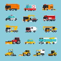 Special And Emergency Transport Infographics vector
