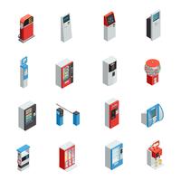 Vending Machines Icons Set