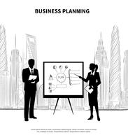 Business Plan Presentation. vector